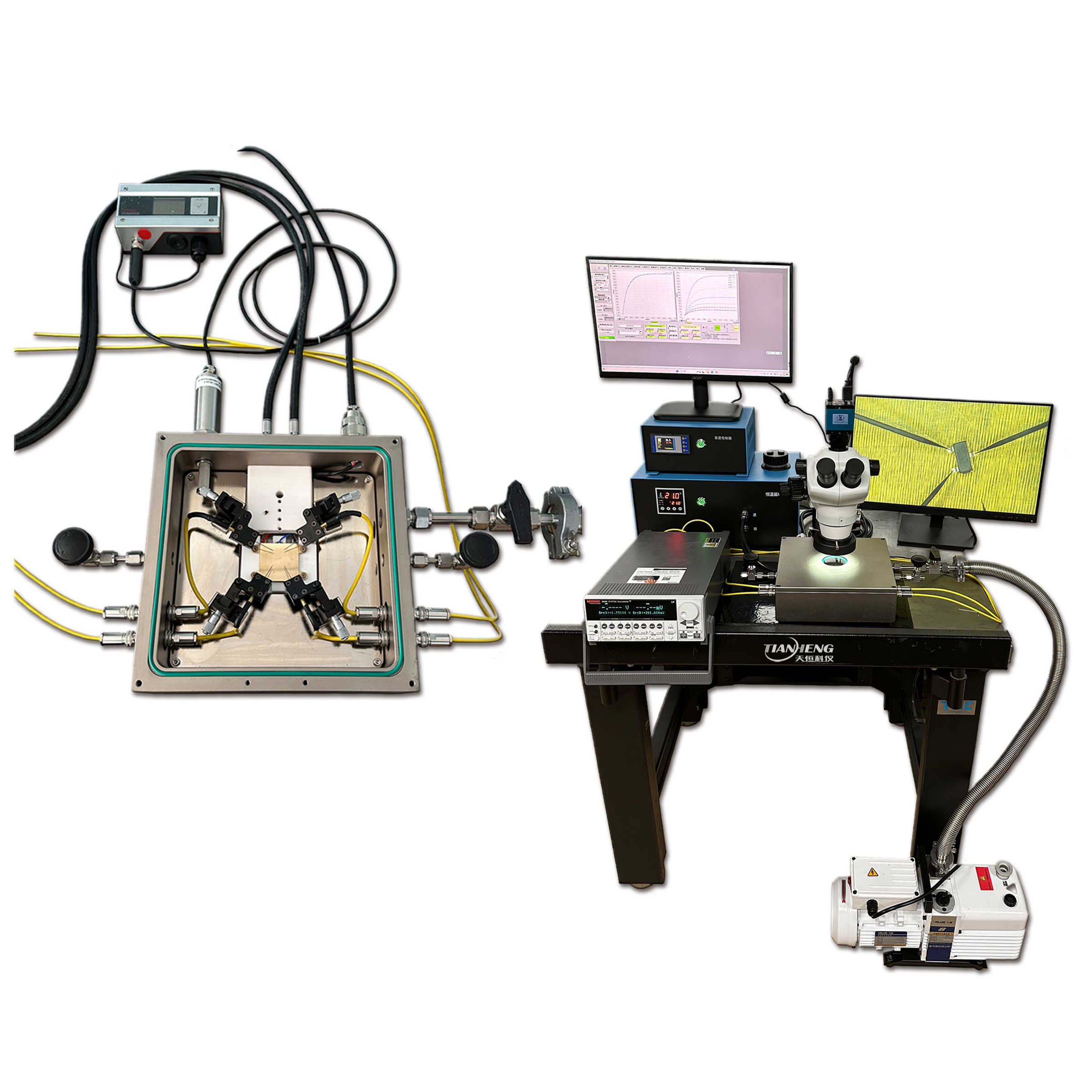 小型真空高低溫探針臺(tái)